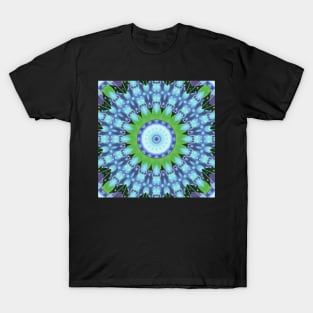 Circuitboard fire Kaleidoscope Pattern (Seamless) 7 T-Shirt